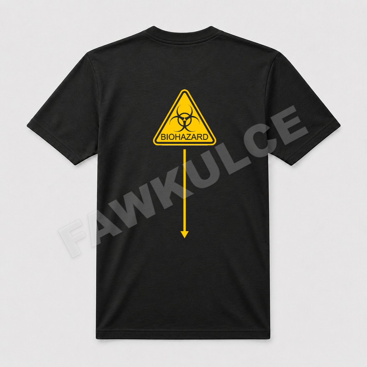 Biohazard – Koszulka premium – Czarny – tył