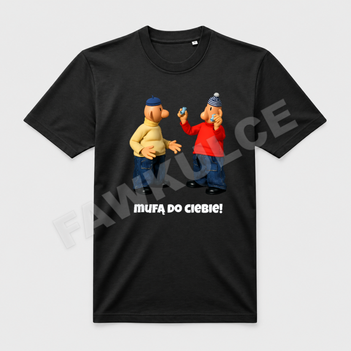 Mufa do ciebie! – Koszulka premium – Czarny – przód